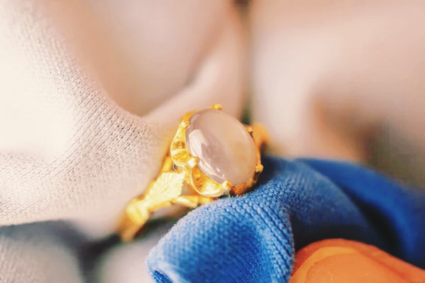 Clean water stains on jewelry